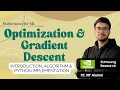 9 10 Introduction to Optimization Gradient Descent Calculus Optimization