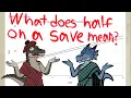 What AOE Half on a save damage means in D D 5E