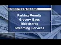 New Chicago fees fines take effect for parking bags rideshares streaming services for 2025