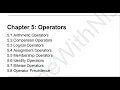 Python Operators Explained Arithmetic Comparison Logical Python Tutorial in Hindi chapter - 5