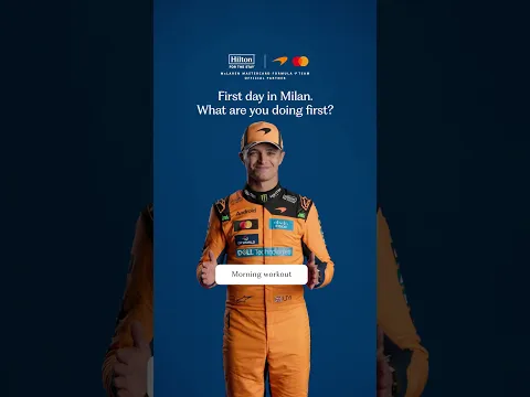 Lando Norris in Milan 🏁 | Hilton Garden Inn Milan North