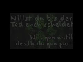 Du Hast - German and English