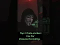 Top 3 tools hacker use for password cracking