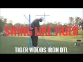 Learn how to SWING Iron LIKE TIGER - TIGER WOODS IRON SWING DTL SLOW MOTION ANALYSIS