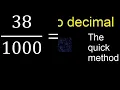 Convert to decimal How To Convert Decimals to Fractions