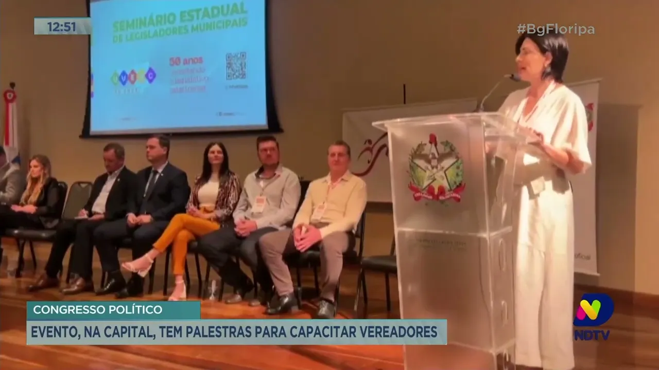 Evento para capacitar vereadores é realizado, em Florianópolis