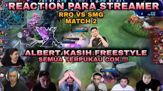 Download REACTION LING ALBERT KASIH  FREESTYLE KE SMG ❗❗ SEMUA YANG NONTON PADA TERIAK ❗ RRQ VS SMG MATCH 2 MP3