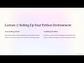 Lecture 2 Download and Install Python interpreter and Mu editor