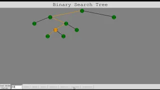 BST using tkinter and python