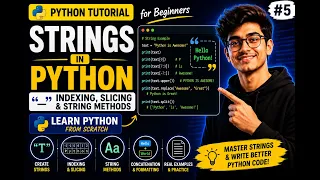 Learn Python from Scratch String Methods Operations