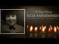 Julie Ann Johnsen Memorial Keepsake