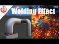 Welding Effect in Blender 2 90