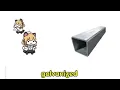 OMG its galvanized square steel
