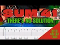 Download Lagu Sum 41- There’s No Solution Cover (Guitar Tabs On Screen)