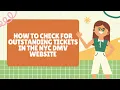 How to Check for Outstanding Tickets in NYC - Simple Fast Guide