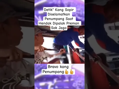 Detik" Nyali Preman Ciut Setelah Palak Sopir Angkot #shortvideo #viral