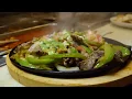 of plates in El nopal Mexican Grill