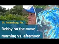 St Pete before and after on WeatherRadar