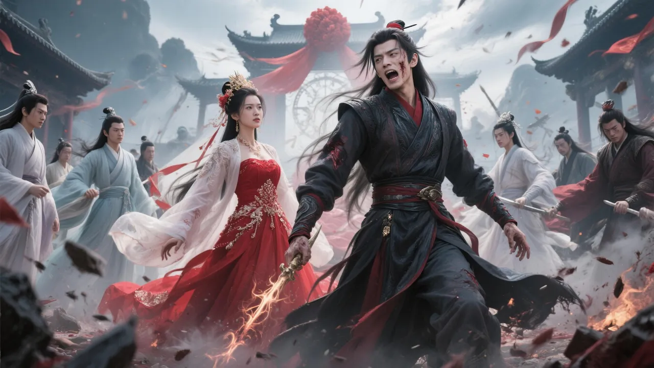 On their wedding day, their family was brutally destroyed, their immortal bones were taken away poster