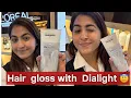 Hair Gloss with Loreal Dialight Clear Colour Gloss Treatment with Dialight Clear Dialight Clear