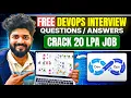 Get Free DevOps Interview Notes that helped me to crack 15 LPA job Download Now