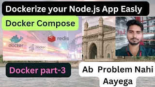 Docker part-3 Node js mongoDB Redis Docker compose