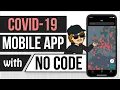 I built a Covid-19 Tracker app With NO CODE