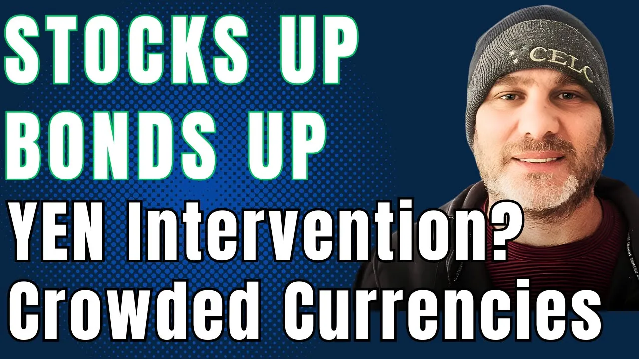 STOCKS UP, BONDS UP & YEN INTERVENTION.  Focus Continues to be in Currencies