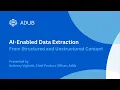 CPO s Corner - Data Extraction from Structured and Unstructured Documents
