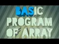 Basic program in Array Java ICSE Class 10 class 11 Class 12 ISC