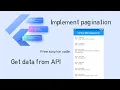 Flutter implement pagination by getting from API