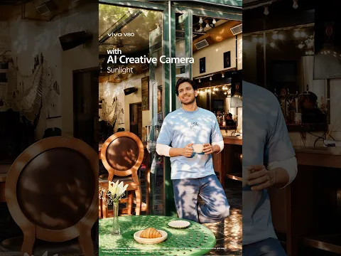 AI Creative Camera on vivo V80. Pre-book now.