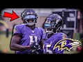 Dez Bryant First Time At Ravens Practice