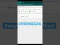 Swap Case in Python