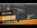 Cinema 4D R21 Default Material - U-RENDER Quick Tip