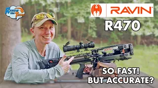 Ravin Crossbow R470 - Sighting In AND 100 Yard Test