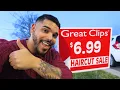 7 GREAT CLIPS HAIRCUT HONEST REVIEW FADE WITH HARD PART