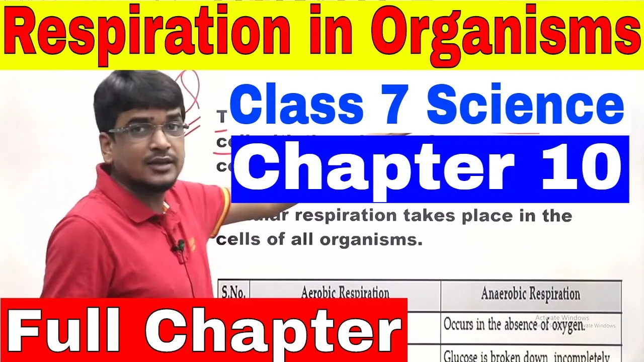 Class 7 Science Chapter 10 Respiration in Organisms [Full Chapter]