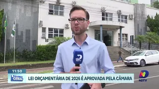 Câmara aprova orçamento de Chapecó para 2026 com foco em investimentos