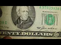 1985 TWENTY DOLLAR BILL