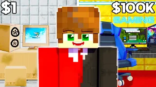 1€ VS 100.000€ GAMING ΔΩΜΑΤΙΑ στο MINECRAFT