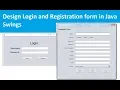 JAVA - Design Login and Registration From in Java Swing Netbeans