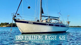 ‘Asterie’ 1989 Hallberg Rassy 42E – Interior