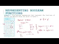 Representing a Boolean Function