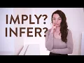 Infer vs Imply - Inferring and Implying: English Vocabulary Lesson and Writing Tips with Alisha