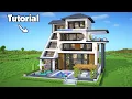 Download Lagu Minecraft: How to Build a Modern House Tutorial (Easy to Follow) #50 - Interior in Description!