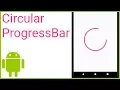 Circular Determinate ProgressBar - Android Studio Tutorial