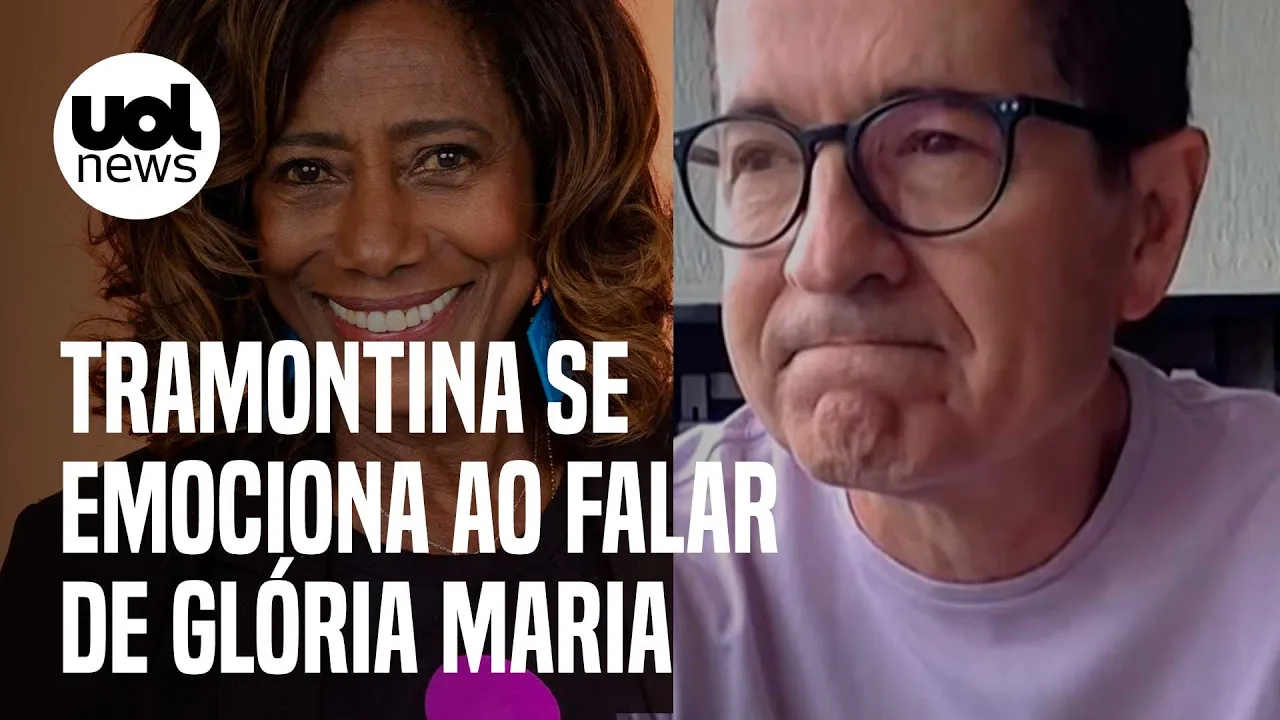 Morre Glória Maria: Tramontina se emociona ao falar da jornalista: 'Foi referência e ensinou muito'