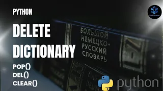 How to DELETE the Python Dictionary Completely How to DELETE an element in a Python Dictionary