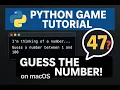 Python Project for Beginners Build a Number Guessing Game Step-by-Step Tutorial